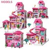 TEMI Villa Toys for 3 4 5 6 7 8 Years Old Girls - 4 Storeys 10 Rooms, Indoor Playset with 2 Dolls Figures, Furniture and Accessories - 3 of 3