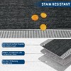 Area Rug - Low Pile Stain Resistant Neutral Carpet, Ultra Soft Non-Slip Modern Floor Cover for Living Room Bedroom Nursery Entryway - 4 of 4