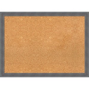Amanti Art Dixie Grey Rustic Wood Framed Corkboard - 1 of 4