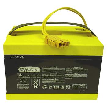 Peg Perego 24 Volt Battery - Black/ Yellow