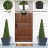 Racxily 4FT Conical Topiary Cedar Trees Artificial Outdoor Lifelike Faux Evergreen Shrubs and Bushes, Fake Potted Tree for Home Decor (2 Set) - 3 of 4