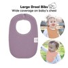 KeaBabies 8pk Organic Baby Bibs for Boy, Baby Drool Bib for Toddler Boys, Girls, Newborn Baby Teething Bibs - 2 of 4