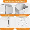 homfan Cabinet Dresser Chest for Bedroom with 10 Drawers Fabric Storage Drawer with Side Pockets - 2 of 2