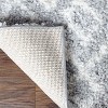 Boho Geometric Diamonds Plush Indoor Shag Area Rug or Runner by Blue Nile Mills - 4 of 4