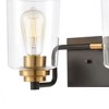 Elk Home Robins 2 - Light Vanity in  Matte Black/Brushed Brass - 4 of 4
