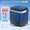 Electric Cooler and Warmer w/ Handle, 35QT (33 L) Portable Thermoelectric Fridge, 110V AC & 12V Adapter 32-131℉ Car Fridge Cooler for Camping - 4 of 4