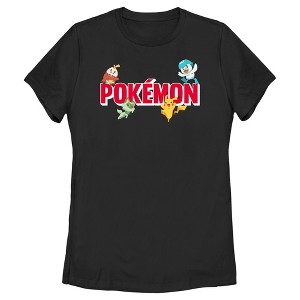 Women's Pokemon Logo Characters T-Shirt - 1 of 4
