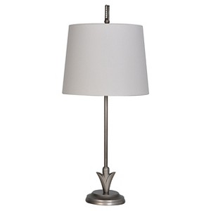Arrow Table Lamp Silver (Includes CFL bulb) - Pillowfort , Size: Includes Energy Efficient Light Bulb