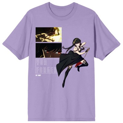 Spy X Family Poster Art Anya Women's Navy Melange Short Sleeve Tee-m :  Target