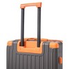 Rockland 3 Luggage Set 2-Piece Hardside Spinner Wheel Uprights with Tote Charcoal - 2 of 4