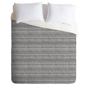 Little Arrow Design Co Dash Dot Stripes Duvet Set - Deny Designs - 1 of 4