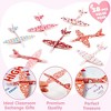 Joyfy 28 Packs Valentines Day Foam Airplanes With Cards  for School Class Exchange Toys Gifts Kid's Gift - 4 of 4
