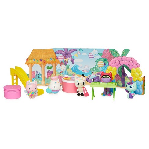Gabby's Dollhouse – Pandy Paws' Birthday Figure Set (target