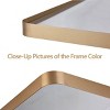 GlasFlength Decorative Wall Mirrors Rectangular Accent Mirror Wall Mirror Polished Mirror Decorative Mirror for Living Room, Gold, 24"*32"*32" - 4 of 4