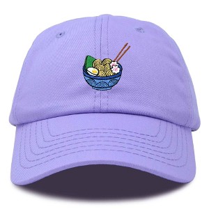 Dalix Noodle Embroidered Womens Ramen Cotton Dad Hat Baseball Cap Adjustable Womens - 1 of 4