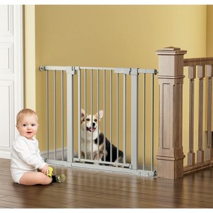 BabyBond 27-43 Inches Baby Gate for Stair and Doorway,with Extenders and Pressure/Hardware Mounting Kit, 30" Tall - 1 of 4