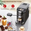 Fully automatic espresso machine with 7 coffee varieties; 20-bar pressure, automatic milk frother, intuitive touch display, and 1.5L water tank. - 2 of 4