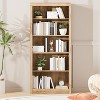 71" Tall Bookshelf, 5-Tiers Bookcase and Bookshelf, Wooden Open Storage Shelves with Anti-Tip Design, Book Shelf for Bedroom, Living Room - 2 of 4