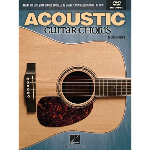 Hal Leonard Acoustic Guitar Chords Learn The Essential You Need Book Dvd Target