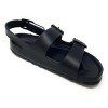 JEFFRICO Boys Comfort Double Buckle Sandals Kids Adjustable Back Strap EVA Water Sandals Slides - 2 of 4