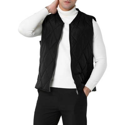 target black puffer vest