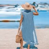Women's Beach Cover-Up Sleeveless Midi Dress - Cupshe - 4 of 4