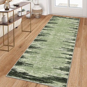 Modern Abstract Area Rug Ultra Thin Living Room Rug - 1 of 4