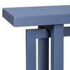 Sapphtopaz 59" Modern Console Table with Cross Thick Wood Legs, Triple Rectangle TV Stand, Extra Long Side Table for Living Room, Entryway - 4 of 4
