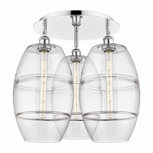 Vaz - 3 Light Flush Mount In Industrial Style-19.5 Inches Tall and 21.75 Inches Wide - 1 of 1