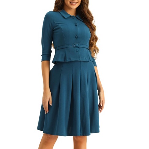 2 Piece Sets Womens Outfits Pleated Skirt