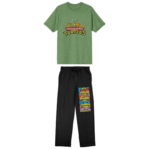 Teenage Mutant Ninja Turtles Mens' Character Sleep Pajama Dress Shirt  (xx-large) : Target