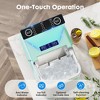 Countertop Ice Maker, Portable Ice Machine Self-Cleaning with Ice Scoop, Basket and Handle - 2 of 4