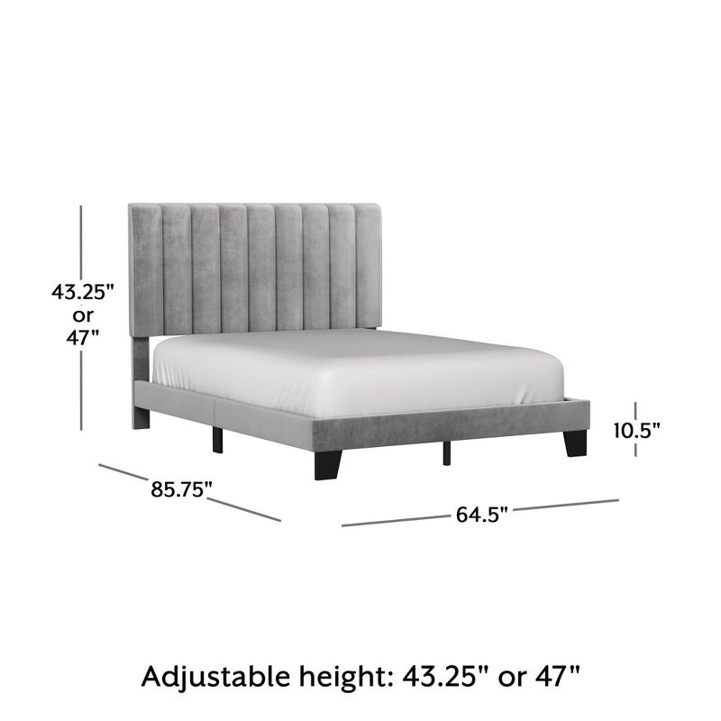 Crestone Upholstered Adjustable Height Platform Bed - Hillsdale Furniture, 4 of 17