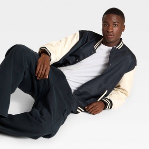 Men's Varsity Jacket - Original Use™ Black - 1 of 3