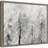 Amanti Art Snowy Habitat II (Owl) by Alicia Ludwig Canvas Wall Art Print Framed 20 x 16-in. - 3 of 4