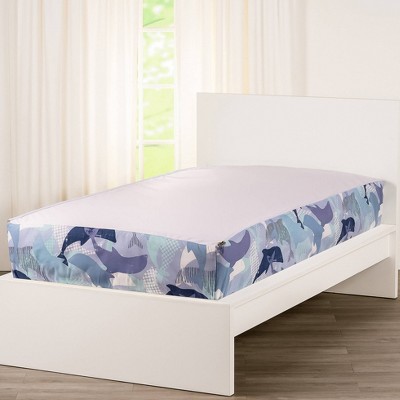 Twin Blue Microfiber Kids Bed in a Bag Set
