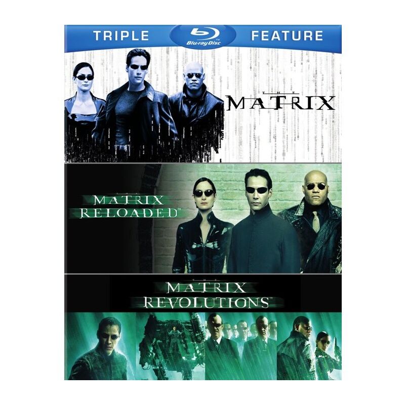 The Matrix Triple Feature (Matrix/Matrix Reloaded/Matrix Revolutions) (Blu-ray), 1 of 2