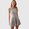 Anna-Kaci Women's High Neck Flowy Athletic Dress with Built-In Shorts - 2 of 4