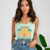 Simply Sage Market Women's Bright Sunshine Day Short Sleeve Racerback Tank - 2 of 2