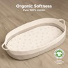 KeaBabies Organic Bassinet Sheet for Baby Girls, Boys, 2-Pack Soothe Bassinet Fitted Sheets, Bedside Bassinet Mattress Sheet - 2 of 4