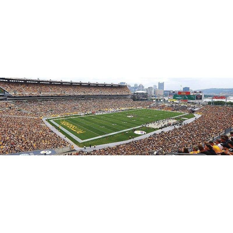 MasterPieces Inc Pittsburgh Steelers Stadium NFL 1000 Piece Panoramic Jigsaw Puzzle, 2 of 4