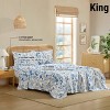 HLC.ME Floral Bed Sheets - Bed Sheet Set - Wrinkle Resistant & Ultra Soft - Fits Mattresses up to 15 Inches Deep - 3 of 4