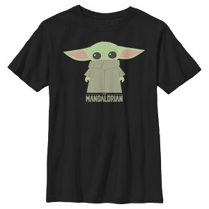 Boy's Star Wars The Mandalorian The Child Cartoon Shy T-Shirt - 1 of 4