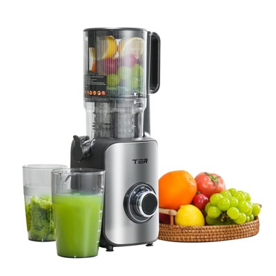 MyDepot Slow Masticating Juicer - 4.8″ Wide Chute for Whole Fruits & Veggies