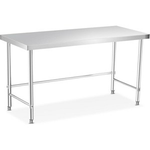 Stainless Steel Table, Kitchen Restaurant Stainless Steel Prep Work Table with Open Base - 1 of 4