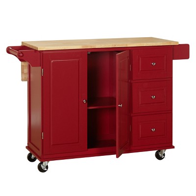 Aspen Kitchen Cart Red Buylateral Mobile Storage Spice Rack Towel   GUEST 4852d7a5 Bbfa 4285 90c0 D8d6feee5c4b