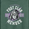 Women's - Teenage Mutant Ninja Turtles - Foot Clan Member Lightweight French Terry Wide Neck Long Sleeve Shirt - 2 of 4