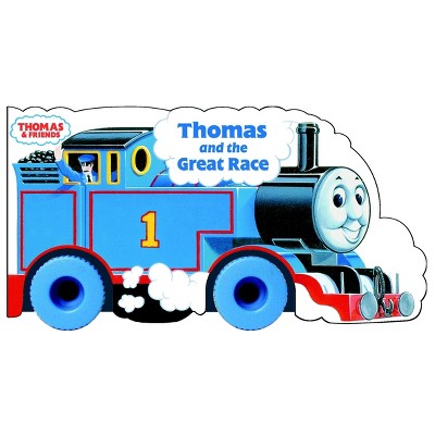 Thomas and the Great Race (Thomas & Friends) - by  W Awdry (Board Book)