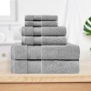 Luxury Cotton Heavyweight Solid Plush Towel Set by Blue Nile Mills - 2 of 4