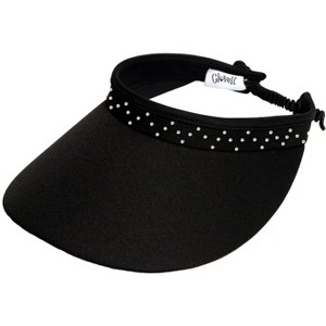 Glove It Women's Bling Crystal Coil Visor - 1 of 3